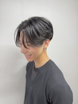 ファロ 二子玉川(falo) ツーブロセンター分けスタイル【falo二子玉川】