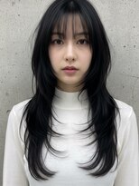 エイチ ウルフカット 大阪梅田(811)&nbsp;フェイスフレーミングルーツカラー天使の羽バングネオウルフボブ