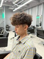 リッチブランドアンドコー(Rich Brand&Co)&nbsp;スパイキーショート　フェード　スペインカール　ルーズパーマ