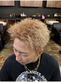スパイキーショート/ミルクティーベージュ
