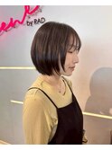 大人可愛い顔まわりレイヤーボブスタイルショートショートボブ