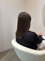 シプ 丸亀(sip)&nbsp;チョコレートブラウン　赤み消しカラー　レイヤーカット