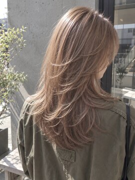 モアナ ルア バイ ヘッドライト 平塚店(Moana Lua by HEADLIGHT) Moana【平塚】#透明感カラー#レイヤーカット#グレージュ