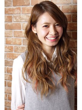 アッドランプ ヘアー 柳津店(add Lamp hair) ゆるふわロング