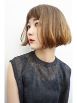ドロップ(drop)&nbsp;グレージュ切りっぱなしボブ【表参道/青山】