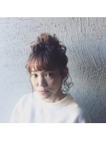 ルース ヘアアンドメイク(Luz hair&make)&nbsp;ルーズなお団子スタイル