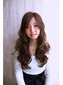 大人かわいいカールロング