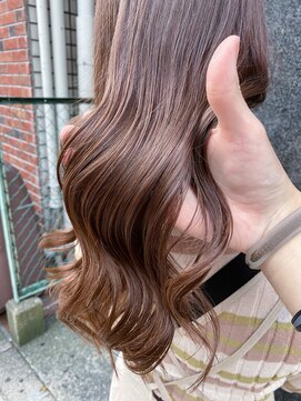 シェノン 梅田(CHAINON) 20代30代40代小顔×セミウェットウェーブ×ハイライトカラー