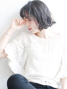 グロウミドル(GROW middle) 大人可愛いボブパーマ【middle】野村恵子