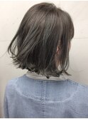 小顔補正立体カット×オルチャンタッセルシースルーボブ