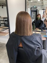 ラフ 難波店(LAFF)&nbsp;#黒髪#ボブルフ#ネビージュ#小顔#ワンレン