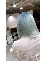 ラフ 難波店(LAFF)&nbsp;#黒髪#ボブルフ#ネビージュ#小顔#ワンレン