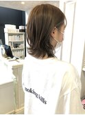 福山美容室caary大人気イルミナカラー ミルクティーベージュ
