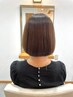 【うねり・広がり改善コース】ナチュラル縮毛＋髪質改善絹Tr￥28500→27450～
