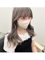 リジョイスヘア エン(REJOICE hair EN)&nbsp;ペールグレージュ＋顔まわりインナー　【担当　aya】