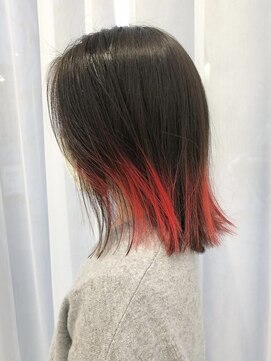 ノートエートル 西金沢(Nought etre) ケアブリーチ/マッシュ/くびれヘア/ビタミンカラー[金沢駅]