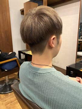 アイリーヘアデザイン(IRIE HAIR DESIGN) 【IRIE HAIR赤坂】ソフトツーブロック×ブリーチ×ダブルカラー