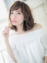 エン(eN.) 斜めバング波巻きラフカールボブ20代30代40代a流山おおたかの森