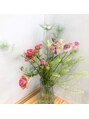 ケイク(CAKE)&nbsp;少しだけお花を飾ってます