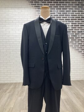 プレスト ベル 三宮 駅前店(Presto belle) 【プレストベル】 タキシードレンタル TX-BK012