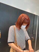 ロンドシエル 横浜(Lond ciel)&nbsp;【阿部もえる】オレンジボブがキブンです