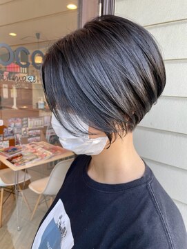 ヘア メイク ココ(hair make coco) ダークブルージュ★丸みショート