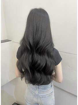 キャンバス バイ ネオリーブ 横浜西口(Canvas by neo.) 韓国くびれロングダークグレージュ髪質改善【横浜】