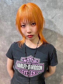 ヌル 表参道本店(Null) ウルフ[ウルフカット/ケアブリーチ/エンドカラー]