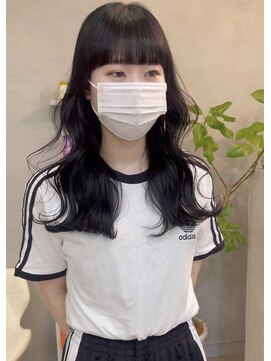 シーン(SCEN) korean black × wide bang