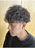 波巻きスパイラルパーマツイストスパイラルパーマシャドウパーマ