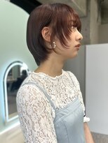 イロウ 天神大名店(IROW)&nbsp;顔周りレイヤーカット　丸みショート　20代30代【天神大名】