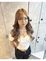 ガルボヘアー 名古屋栄店(garbo hair)&nbsp;ハイトーンハイライトプルエクステ10代20代