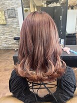 ヘアーラウンジ アンフィ 井土ヶ谷(Hair Lounge Anphi)&nbsp;さくらピンクベージュ