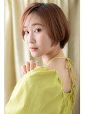 □カーキベージュイメチェンマッシュボブ316上尾10代20代30代