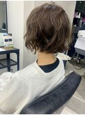 アゴボブゆるふわパーマ　美由紀