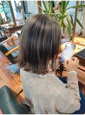 12月　アンブレラカラーでメリハリのあるスタイルに