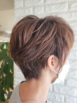 松本平太郎美容室 国立店 ショートレイヤー×イノアカラー/30代40代50代60代