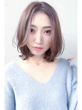 チャンドット(chan.) ≪chan.≫似合わせミディアムカット透明感カラー