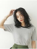 韓国ウェーブ_調布縮毛矯正ブリーチなしカラーウルフ