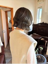 ヘアー メイク コラム コウ hair make column Coo 切りっぱなしbob
