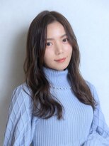 ララルーモ(LaＬaｒＯomo)&nbsp;伸ばしかけ前髪グレージュカラー×美髪ロング