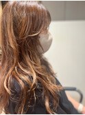 ナチュラルフェザーパーマ7.30くびれヘアフェザーパーマ