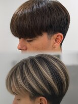 バース 梅田中崎町店(BIRTH)&nbsp;メンズハイライトバレイヤージュメッシュ