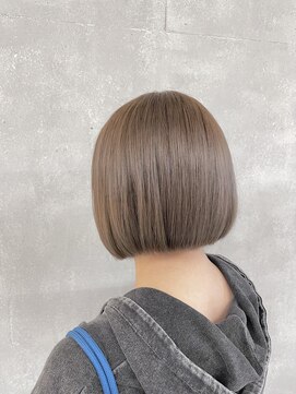 ネオリーブカフ 鶴ヶ峰店(Neolive caff) ミルキーグレージュ テリボブ ダブルカラー