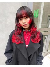 キピ(KIPI)&nbsp;【ユリナ】ロングウルフ×デザインカラー