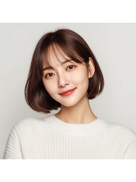 アンサ 椥辻店(ANSA) 大人かわいい艶髪ボブヘアー