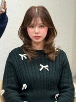 天神美容室 ハッシュカット×小顔レイヤー×韓国巻き×髪質改善