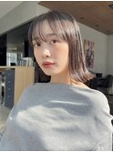 切りっぱなしボブ*外ハネ*シースルバング*ワイドバング