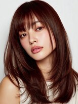 ルシードスタイル グローバルディー 稲毛店(LUCIDO STYLE GLOBAL.D)&nbsp;レイヤーロング20代30代40代レイヤーカット韓国ボブ顔周り稲毛