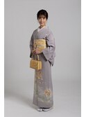 【カタログ】色留袖　着付け　ヘアセット